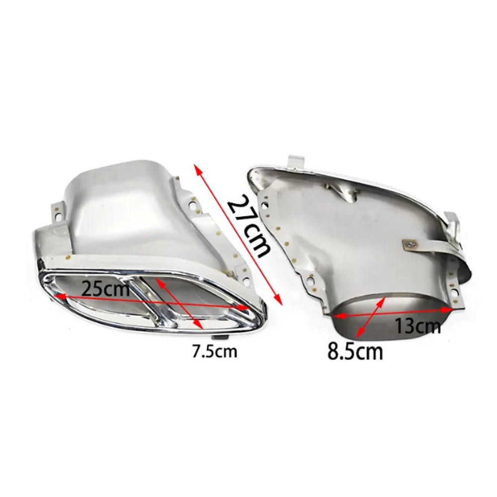 Глушитель выхлопная труба задняя для Mercedes-Benz W205/W212 C180 C200 C250 C300 C450 C43 E43 GLE43 s