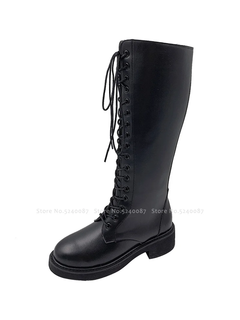 Женские ботинки в британском готическом стиле рыцарь-воин модная кожаная обувь