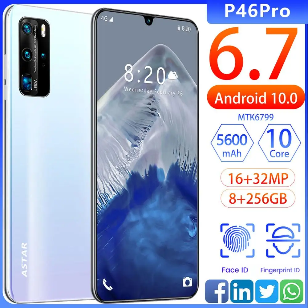 

6,7 , 5600 , 4G/ Android 10, 256
