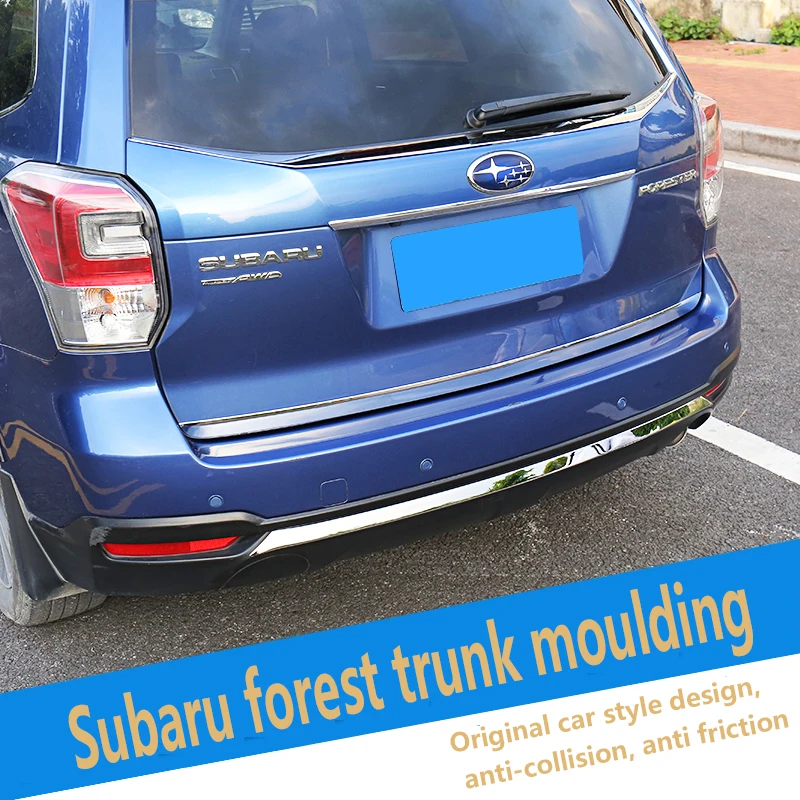 Нижняя крышка задней двери для Subaru Forester 2013 2018 молдинговая отделка задняя дверь из
