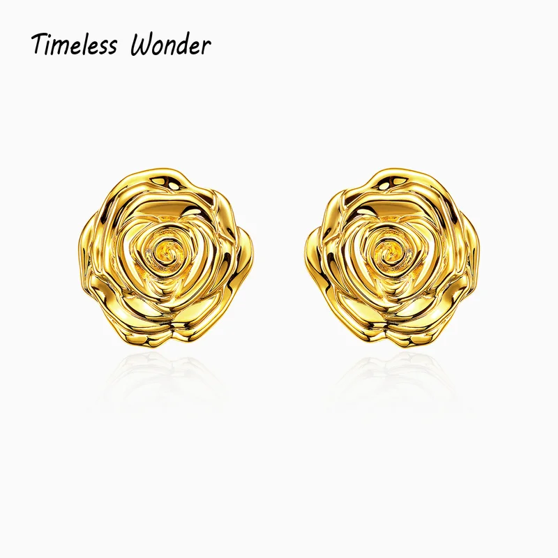 

Женские серьги-гвоздики из латуни в виде цветов