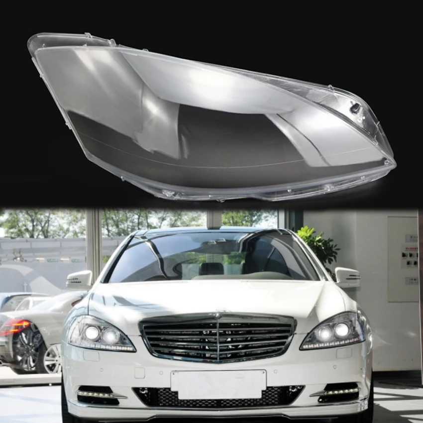 Объектив w221 абажур Защита объектива пластиковая фара крышка для Mercedes Benz S Class S280