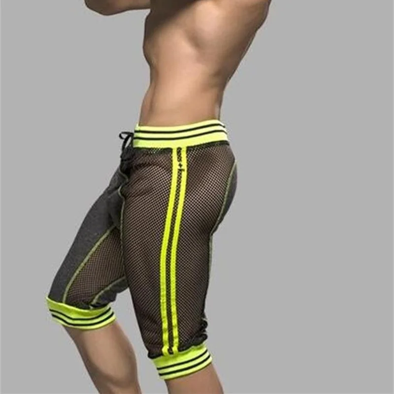 

Wholesale Men Net Casual Shorts Clothes Men's Casual Collapse /Harem Shorts Male Sexy casual shorts