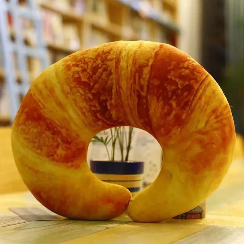 Новая плюшевая U-образная подушка в виде креветки/Чили животного дорожная для шеи