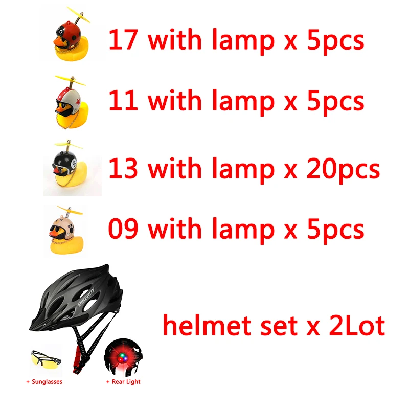 

Велосипедные колокольчики и шлемы с задсветильник Рем и солнцезащитными очками, 40 шт.