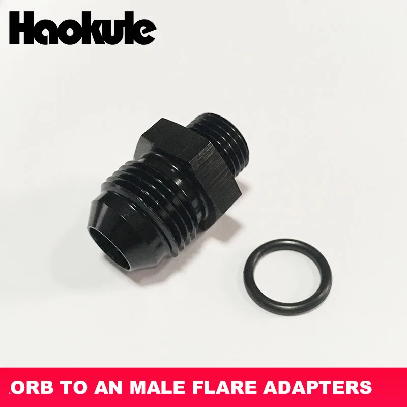 Внешние гибкие адаптеры для шлангов (ORB) синие алюминиевые наконечники AN6 ORB в