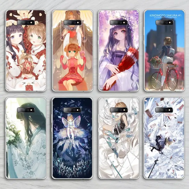 

Card Captor Sakura Tomoyo Phone Case Transparent for Samsung A71 S9 10 20 HUAWEI p30 40 honor 10i 8x xiaomi note 8 Pro 10t 11