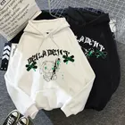 Толстовки с капюшоном в стиле Харадзюку, черная толстовка, топы в стиле аниме, готические украшения, Прямая поставка, в стиле панк, Y2K Kawaii, винтажная Корейская одежда