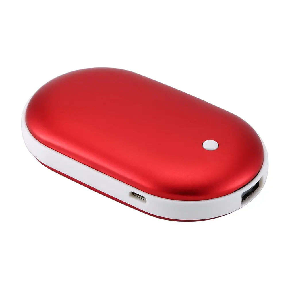 Многофункциональный зарядный сокровище Cobblestone Usb грелка для рук Мини Портативная
