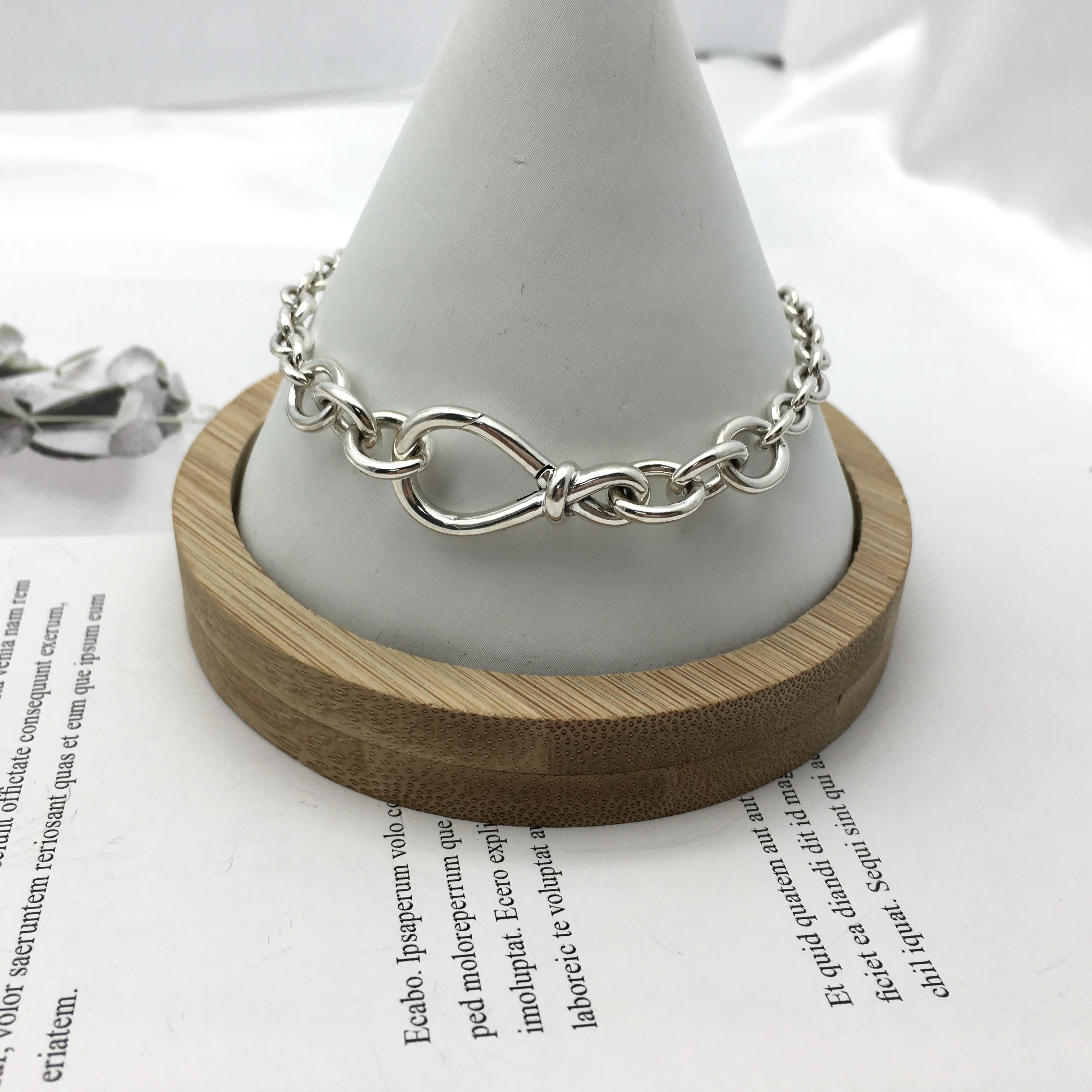 Новинка 2020 г. цепочка-змейка с застежкой в форме сердца S925 для семьи на день