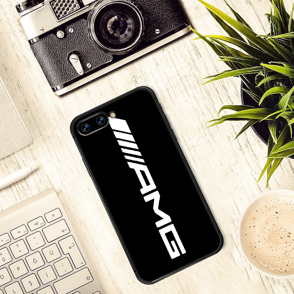 

Mercedes Benz Amges Car Phone Case Cover Hull For HUAWEI honor 7a 8s 8a 8x 9 9x 10 20 i Lite Pro black Etui Painting Bumper Tpu