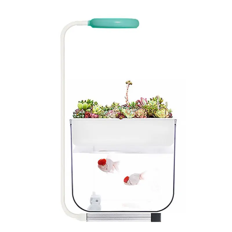 

360 Degree Mini LED Light Aquarium Fish Tank for Water Plant Grow USB Charge