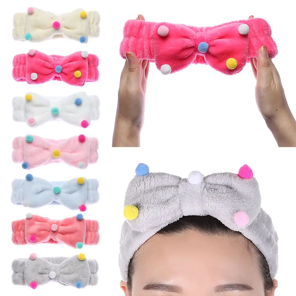 

Мягкая спа-повязка на голову для лица, инструмент для макияжа, повязка на голову для мытья лица, повязка на голову для душа, повязка на голову...