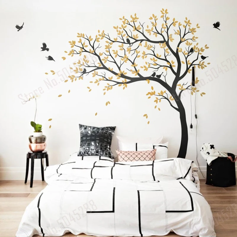 Настенные Переводные картинки с большим деревом огромным детские наклейки
