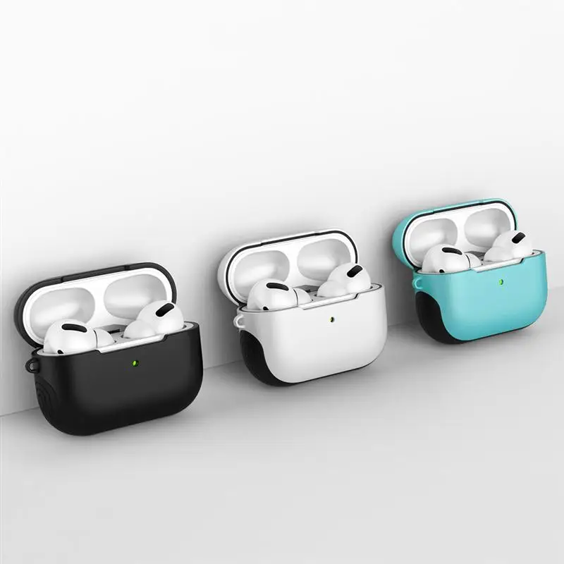 Беспроводной чехол для наушников креативный гарнитуры двухслойный защитный с