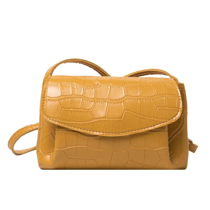 

Women's Bag Fashion Pu Square Pouch Female 2021 New Crocodile Pattern Flow Ins Messenger Shoulder Bags For Women