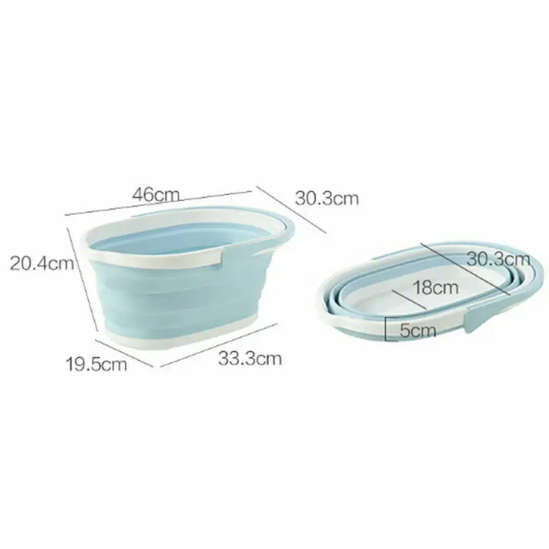 Складные портативные Гибкие пластиковые легкие Волшебные ведра для швабры