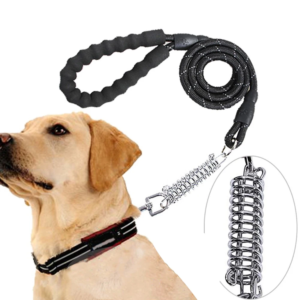 Поводок для собак весенний взрывозащищенный аксессуары цепочка из нержавеющей