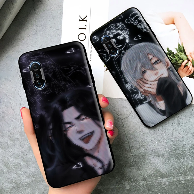 

Phone Case For Xiaomi POCO X3 Pro F3 GT M3 X3 NFC Tokyo Revengers Anime Funda Coque Carcasa Cases Back Cover Draken Mikey Soft