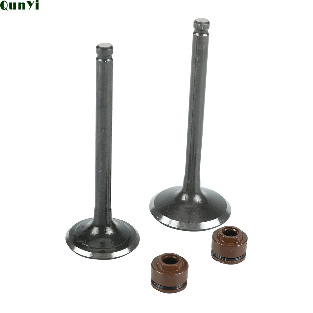 Впускные выхлопные клапаны мотоцикла с маслоуплотнением в комплекте для