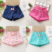 summer baby kids children girls toddler candy color heart print shorts pants clothes for 2 10 years k213201