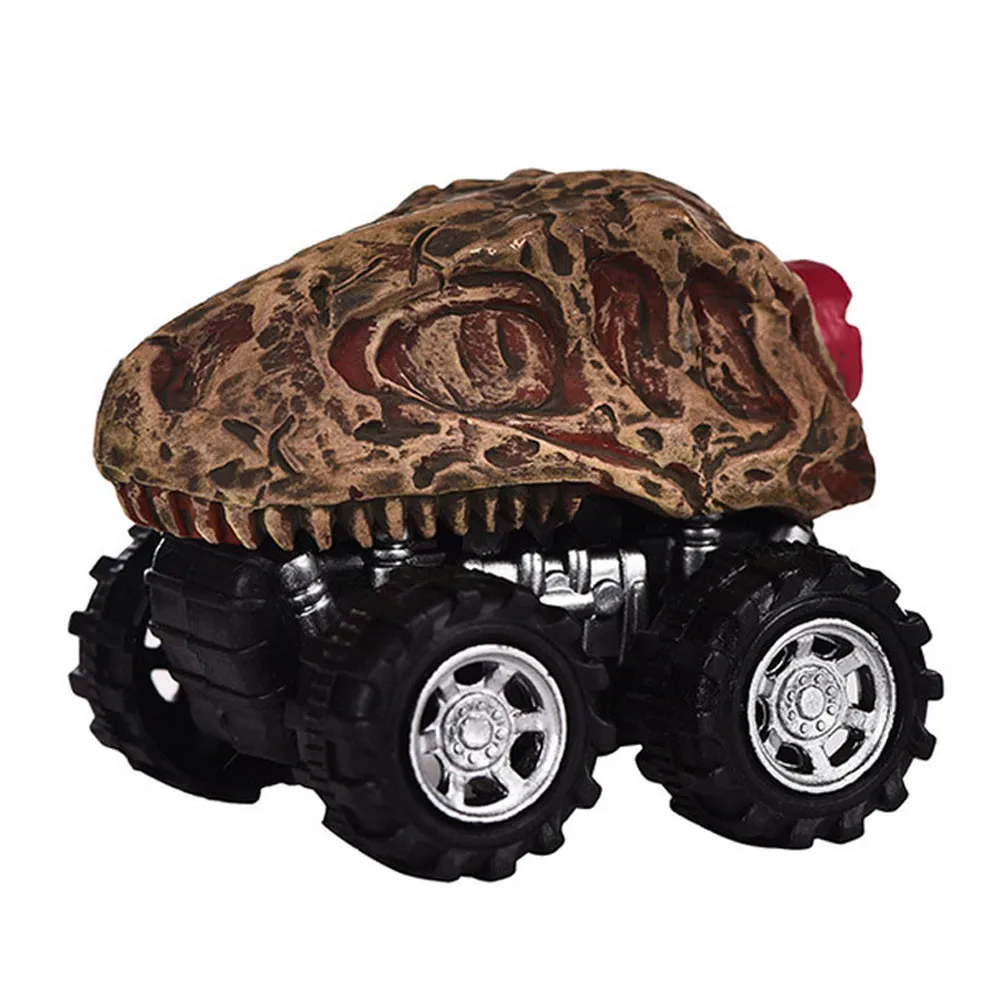 Мини игрушки для детей динозавр скелет оттягиваемая машина детские