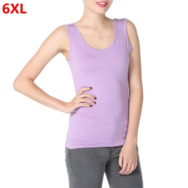 Новинка Летний жилет с U-образным вырезом майка большим воротником нижняя