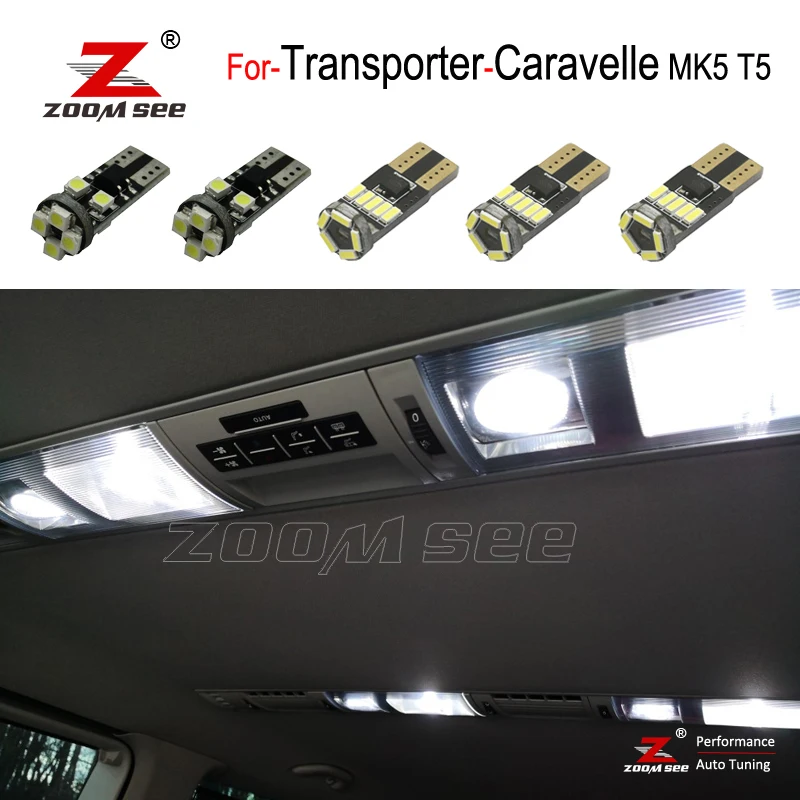 

Комплект светодиодных ламп для внутреннего освещения, 20 светодиодный т., для чтения, для Volkswagen, аксессуары для транспортера, для Caravelle MK5 T5 (...