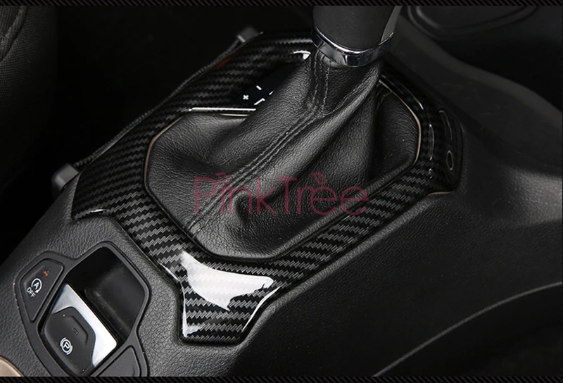 For Jeep Renegade 2016 2017 2018 Interior Gear Box Cover Trim Carbon Fiber Color SUV Styling Accessories | Автомобили и мотоциклы