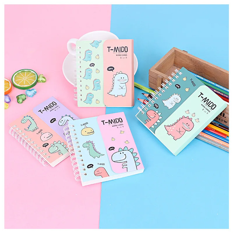 

Cartoon Foreign Language Learning Coil Book Vocabulary Portable Pocket Notebook Diary Notepad School office supplies stationery
