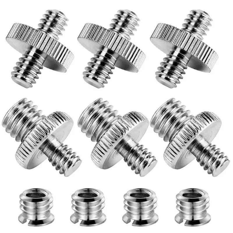 Винтовой адаптер для камеры 1/4 &quotи 3/8&quot 10 шт. комплект с креплением на резьбу
