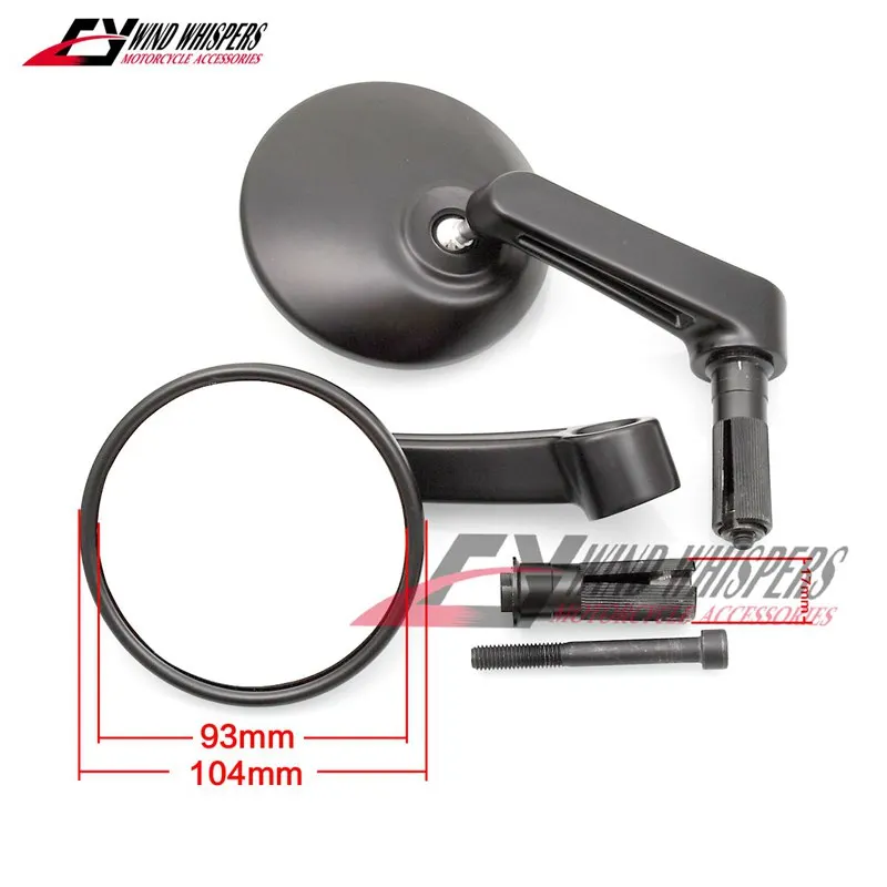 Круглые мотоциклетные зеркала заднего вида диаметром 17 мм для Harley SPORTSTER 883 1200 XL X48