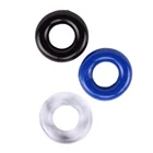 3 шт., прочное Двухслойное мягкое кольцо с задержкой, мужское кольцо с замком петуха, силиконовое эластичное массажное кольцо, Бесплатная доставка