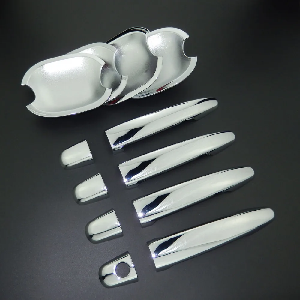 

For Toyota Land Cruiser Prado J120 2002-2009 ABS Chrome Door Handle Cover Trim & Door Bowl Cover 2003 2004 2005 2006 2007 2008