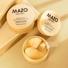 Золотая коллагеновая маска для глаз против морщин, 60 шт.кор., укрепляющие увлажняющие патчи для глаз, наклейки для ухода за кожей, корейская косметика