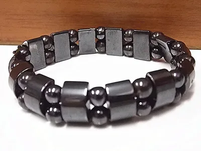 Круглый Магнитный браслет jwmum для похудения черный камень терапевтический