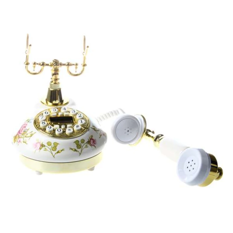 

Antique Phone Nostalgia Vintage Telephone Made of Ceramic MS-9100