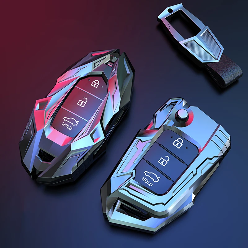 

Zinc Alloy Car Key Case Cover for Hyundai Tucson Creta Ix25 I20 I30 HB20 Elantra Verna Sonata Mistra Car Key Shell Protector