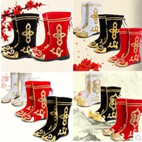 11 color dance shoes kid children students femal women men chinese ancient mascot costume traditional dynasty official stage