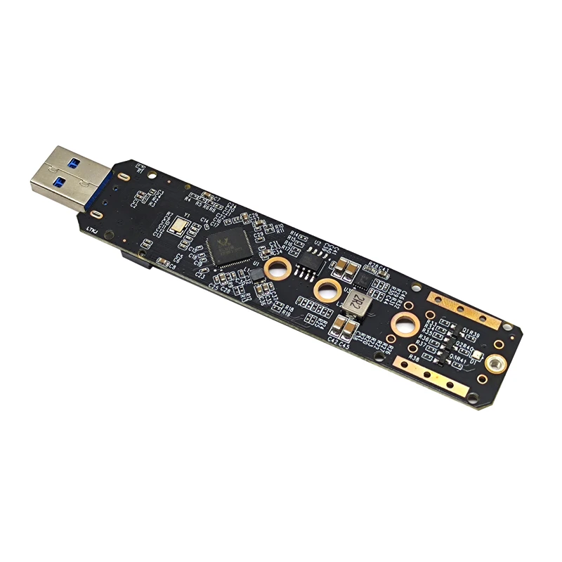 Двойной протокол M.2 NVME к USB 3.1SSD адаптер M2 SSD NGFF конвертер карты 10 Гбит/с USB3.1 Gen 2 для