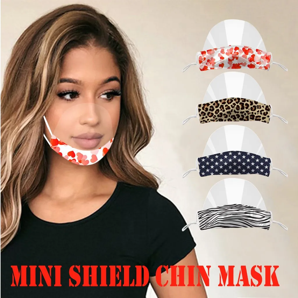 

1 шт. Повседневная ресторанная столовая Рабочая Genenric маска для лица многоразовая моющаяся прозрачная дышащая защитная маска Masque4