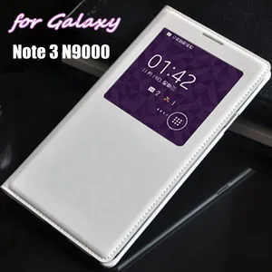Чехол-книжка для Samsung Galaxy Note 3 N9000 N9005, кожаный, с автоматическим засыпанием и пробуждением