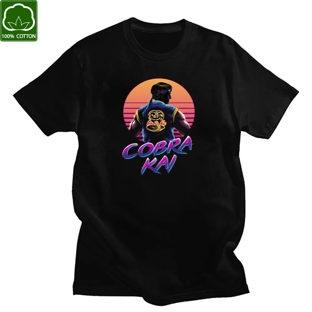 

Cobra Kai Unisex 2021 T shirt Tee Cotton Short sleeve t-shirt Fashion Gift Vintage Print Hip Hop Kawaii Femme Girls Novelty Cool