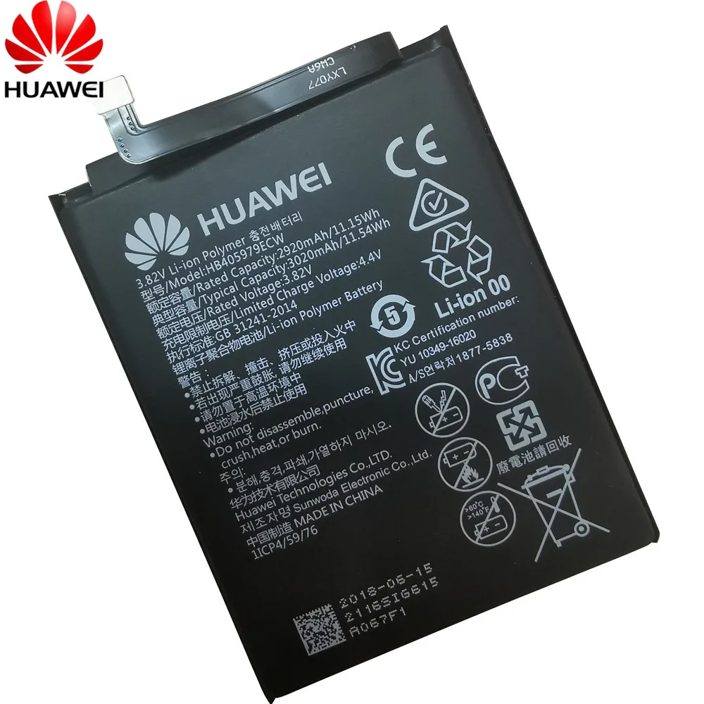 HB405979ECW Аккумулятор для huawei Nova CAZ-AL10 CAZ-TL00 Enjoy 6S Honor 6c Y6 PRO Y5 p9 lite mini Batterie 3020mAh+ Инструменты