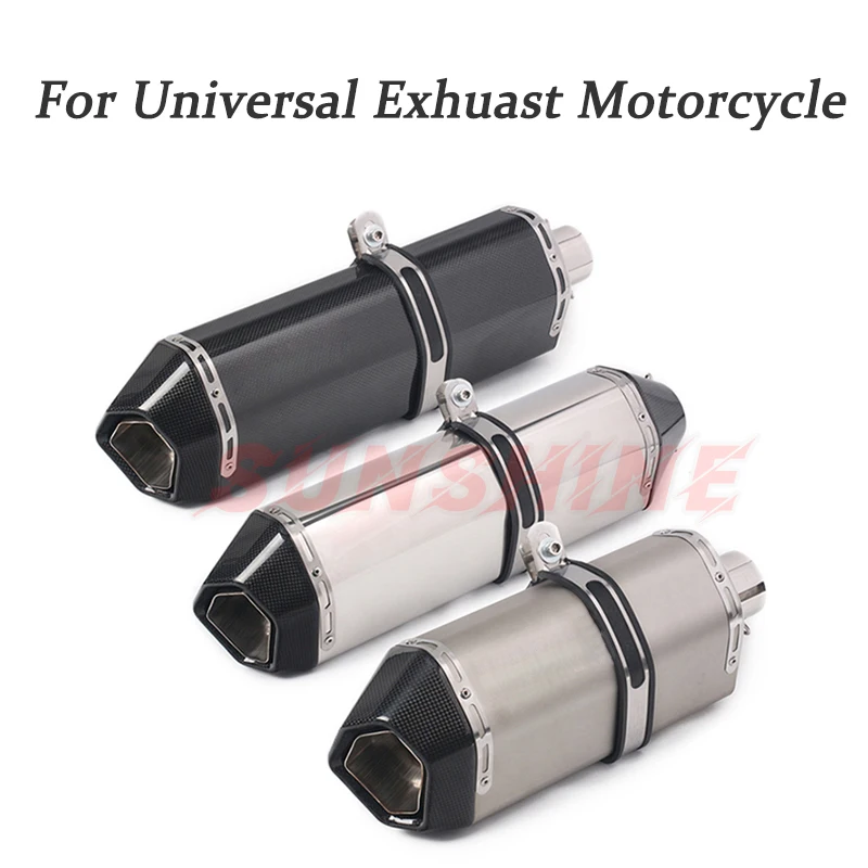 Выхлопной мотоцикл побег для мотоцикла глушитель питбайк углеродный дБ убийца