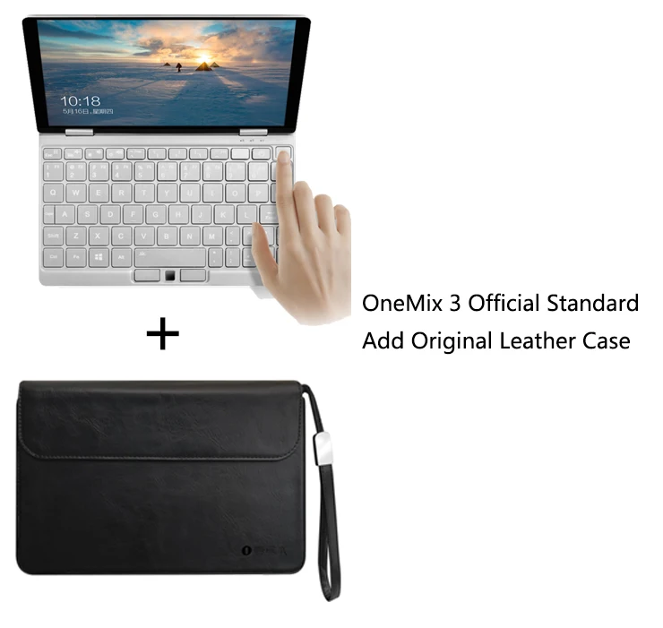 Add Leather Case 8," 2560*1600 OneMix 3 2-в-1 планшетный ПК Intel Core M3-8100Y 8 Гб 256 клавиатура с подсветкой ноутбука Win10 номерных знаков BT Тетрадь HDMI - Цвет: Add Leather Case