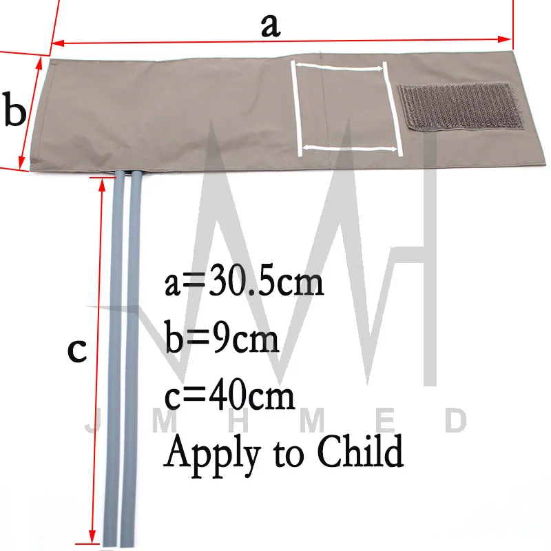 5PCS M1572A Dual Tube Reusable PU Blood Pressure Cuff for Pediatric14-21.5cm Arm C Nihon Kohden GE Datex Dixtal Patient Monitor - купить по