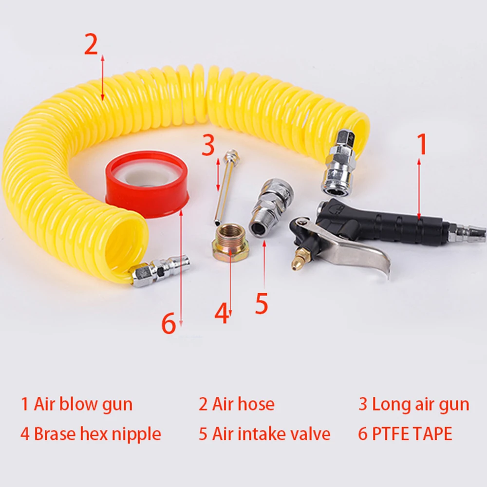 

Pneumatic Cleaning Gun Air Blow Gun Pistol Trigger Cleaner Compressor Dust Blower Nozzle Cleaning Tool for Compressor