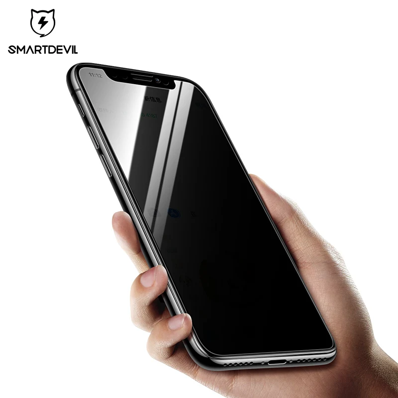Антибликовое закаленное стекло SmartDevil для iPhone 6 6s 7 8 p X XS MAX XR 11 12 Pro Max SE2 защитная