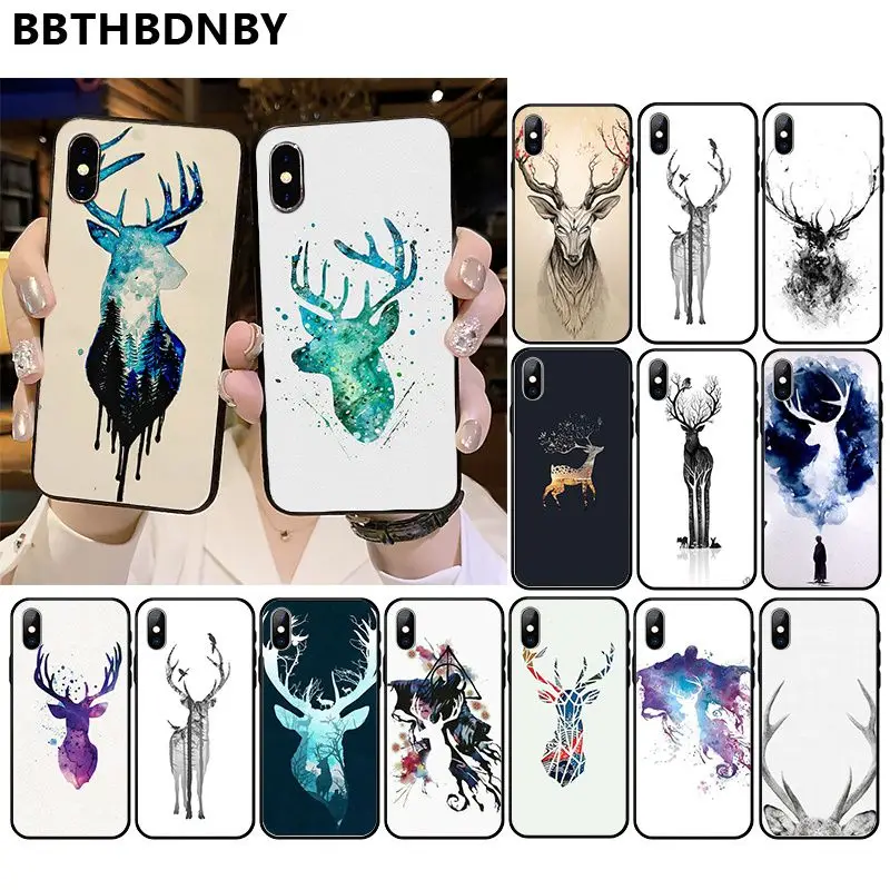 Чехол для телефона один олень Новинка чехол Fundas iPhone 11 pro XS MAX 8 7 6 6S Plus X 5 5S SE XR